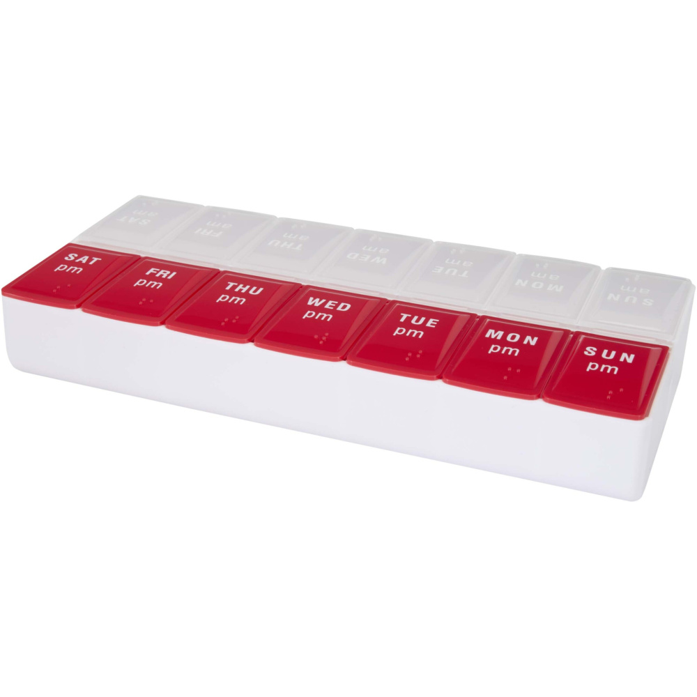 Logo trade promotional item photo of: Cycle 7-day AM/PM multi-vitamin organiser