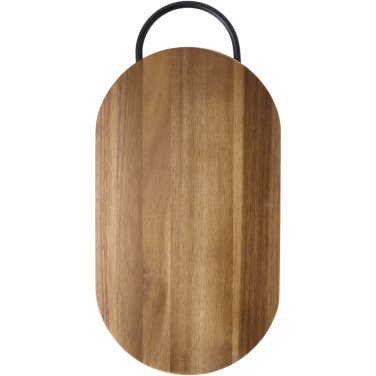 Logotrade promotional giveaway picture of: Prestige acacia wood chopping board with bread knife