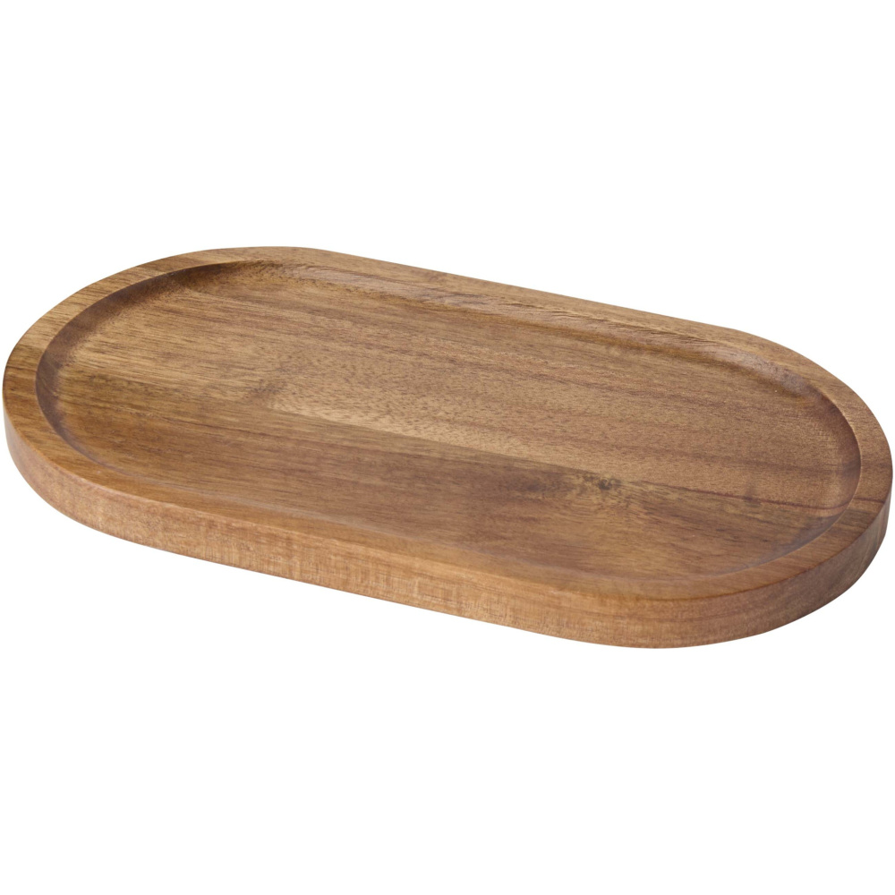 Logo trade corporate gift photo of: Edge acacia wood serving tray