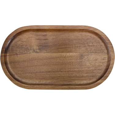Logo trade business gift photo of: Edge acacia wood serving tray