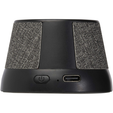 Logo trade promotional merchandise photo of: Horna 3W recycled plastic magnetic wireless speaker