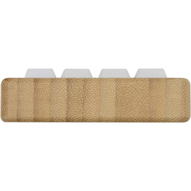 Logotrade corporate gifts photo of: Algol recycled plastic phone stand and fidget toy with bamboo details