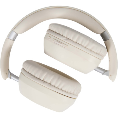 Logotrade promotional item image of: Hoggar recycled plastic over-ear foldeable ANC and ENC headphones
