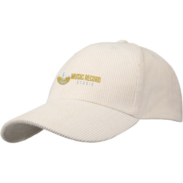 Logotrade corporate gift picture of: Hutton 6 panel recycled corduroy cap