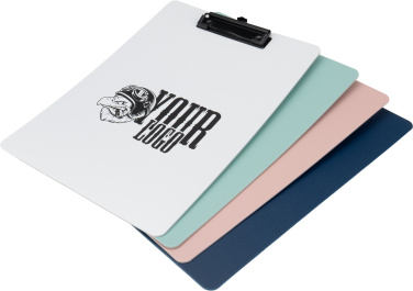 Logo trade corporate gifts image of: Writing pad with clip