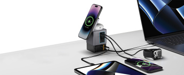 Logotrade promotional giveaways photo of: Urban Vitamin Sacramento 105W GAN charger+retractable cables