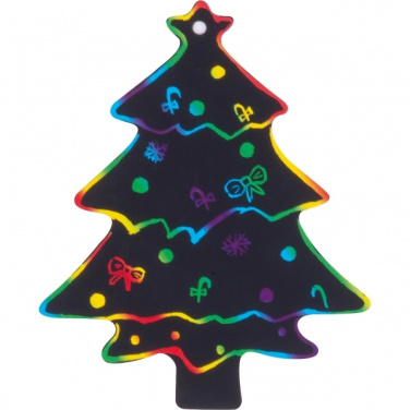 Logotrade promotional merchandise image of: Scratch-off Christmas ornaments SOUTH POLE