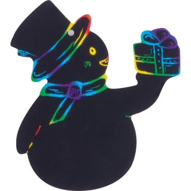 Logo trade promotional gifts image of: Scratch-off Christmas ornaments SOUTH POLE