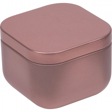 Logo trade promotional gifts image of: Candle in tin PRAGUE