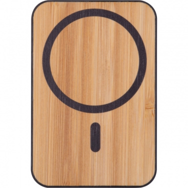 Logo trade promotional item photo of: Wireless power bank 5 000 mAh CAIRO