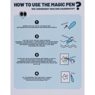 Logo trade promotional products picture of: Watercoloring Book ANGERS