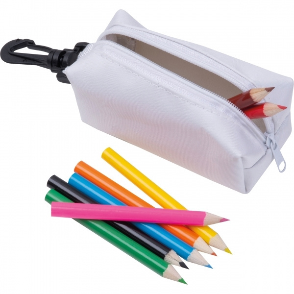 Logotrade promotional item image of: Case with Colored Pencils CARLTON