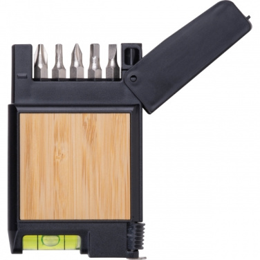 Logo trade corporate gift photo of: 3-Meter Tape Measure with Level HALIFAX