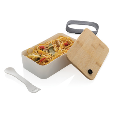 Logo trade promotional item photo of: RCS RPP lunchbox with bamboo lid