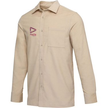 Logotrade promotional gift image of: Alum corduroy unisex shirt