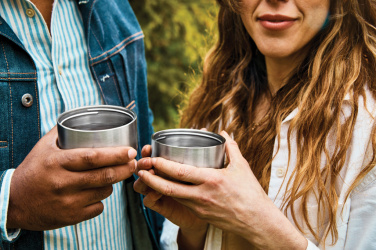 Logo trade promotional products picture of: Black+Blum Explorer Flask Duo 1L