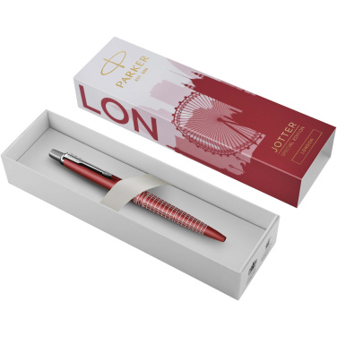 Logo trade promotional merchandise image of: Parker Jotter SE Global Icons colour trim ballpoint pen