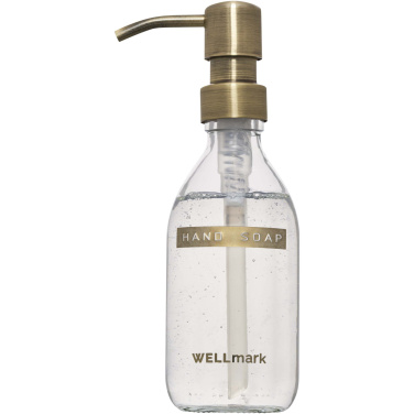 Logo trade promotional merchandise photo of: Wellmark Discovery 250 ml hand soap dispenser and 150 g scented candle set