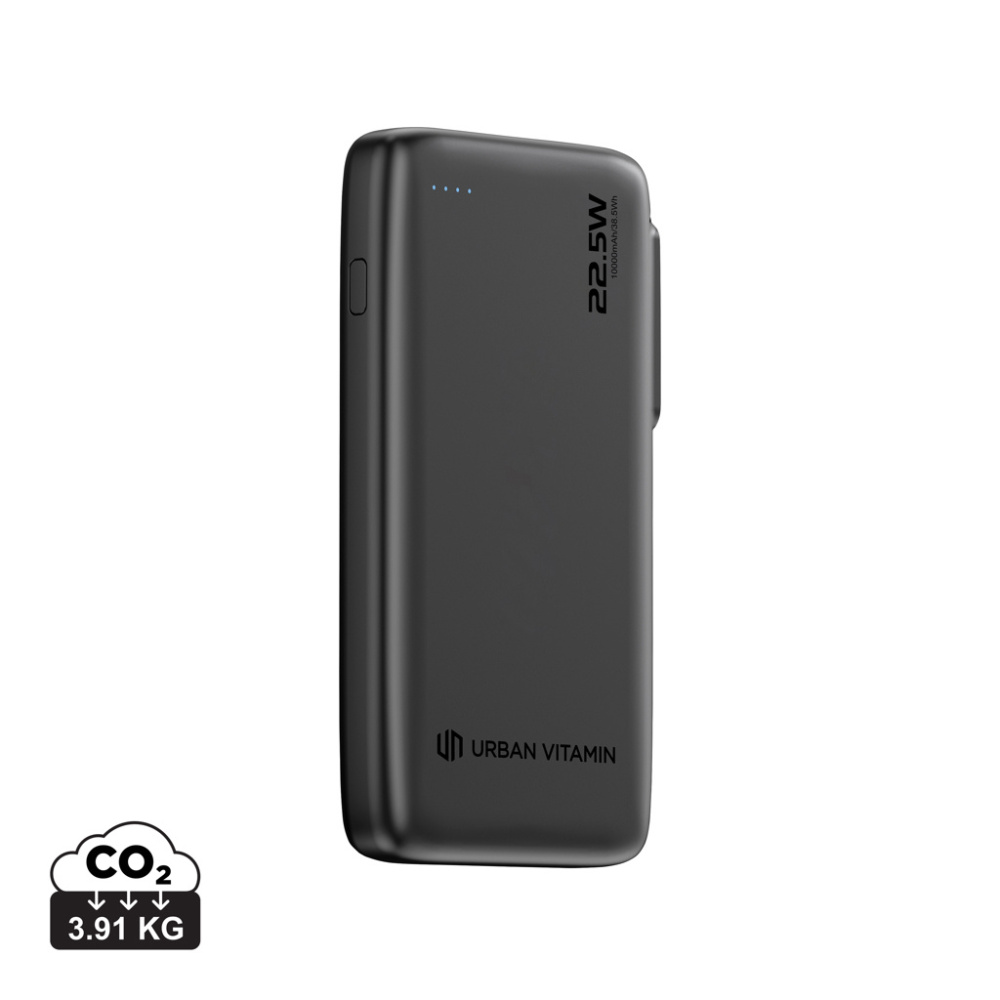 Logo trade corporate gifts image of: Urban Vitamin Emeryville 20W 10.000mAh Powerbank