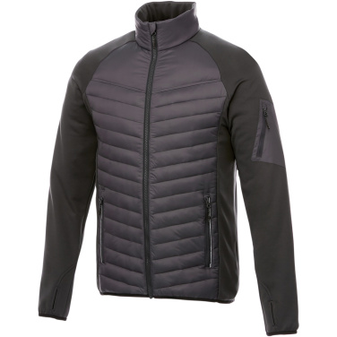 Logo trade advertising products image of: Banff men's hybrid insulated jacket