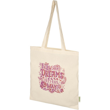 Logotrade promotional items photo of: Odisha 100 g/m² OCS organic tote bag 7L