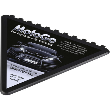Logotrade promotional item image of: Frosty triangular recycled plastic ice scraper
