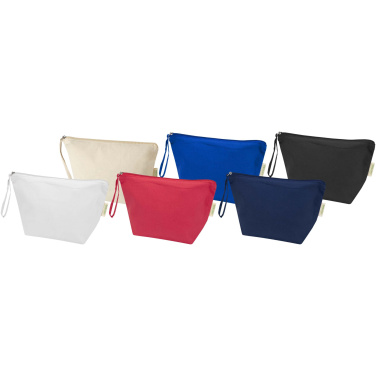 Logo trade corporate gift photo of: Odisha 180 g/m² OCS organic large accessory pouch 3L