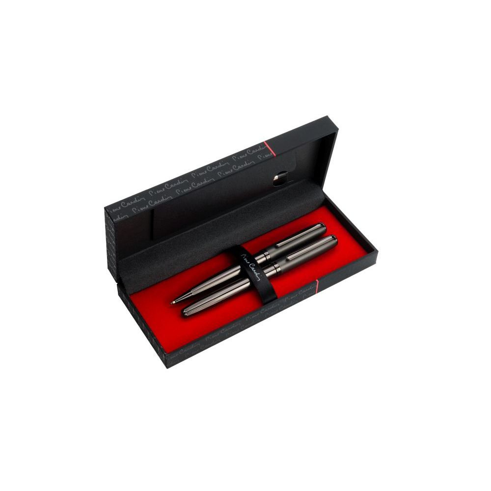 Logo trade promotional gifts image of: Writing set ballpoint pen and rollerball pen CORINNE Pierre Cardin
