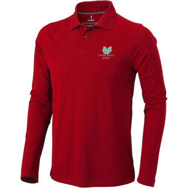 Logotrade promotional gift picture of: Oakville long sleeve men's polo