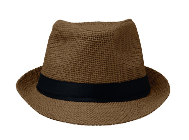Logo trade business gift photo of: Paper straw hat