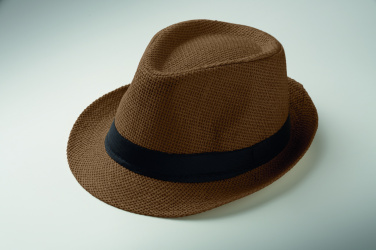 Logo trade promotional gift photo of: Paper straw hat