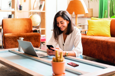 Logo trade promotional products image of: Wireless charger power bank