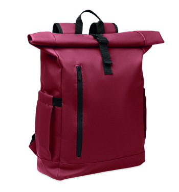 Logotrade corporate gift picture of: Rolltop laptop rucksack 600D
