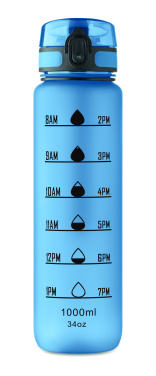 Logo trade promotional merchandise picture of: Sports water bottle RPET 1L