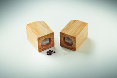 Logotrade promotional item image of: Bamboo salt & pepper set