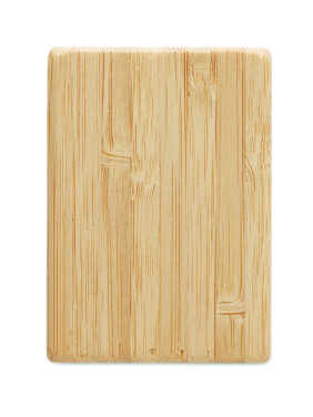 Logo trade promotional merchandise picture of: Bamboo salt & pepper set