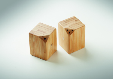 Logotrade promotional product image of: Bamboo salt & pepper set