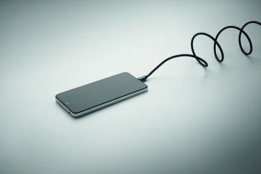 Logo trade promotional merchandise photo of: Braided magnetic cable in RPET