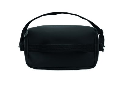 Logo trade corporate gifts image of: PU cooler bag