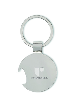 Logotrade promotional item picture of: Football keyring with opener