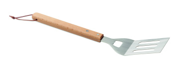 Logo trade promotional giveaways image of: BBQ spatula in beechwood