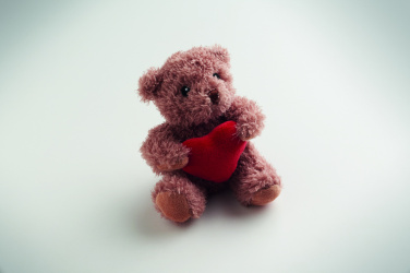 Logo trade promotional gifts picture of: Teddy bear plush with heart