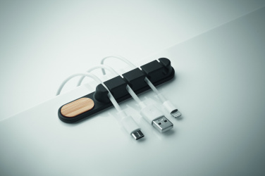 Logo trade promotional giveaways image of: Silicone cable organiser