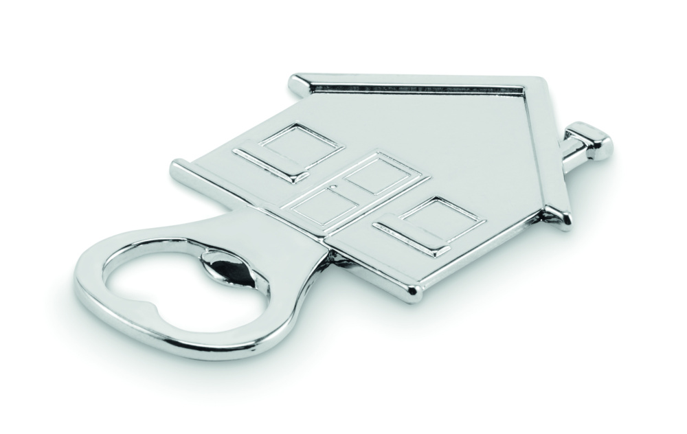 Logo trade advertising products image of: House shape bottle opener