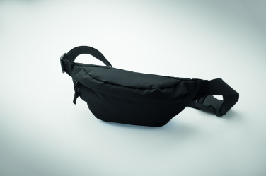 Logo trade promotional giveaways image of: Waist bag in 600D RPET