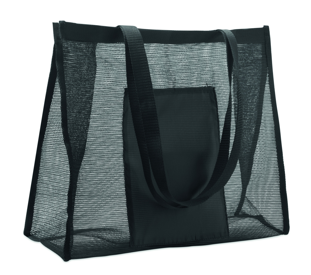 Logotrade promotional merchandise picture of: RPET mesh shopping bag