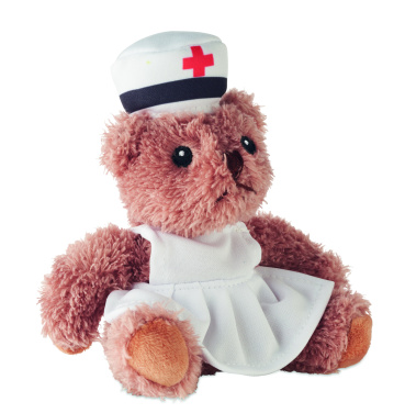 Logo trade promotional merchandise picture of: Teddy bear plush nurse