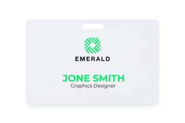 Logo trade corporate gifts picture of: Lanyard badge 54 x 86mm