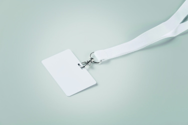 Logo trade corporate gift photo of: Lanyard badge 54 x 86mm