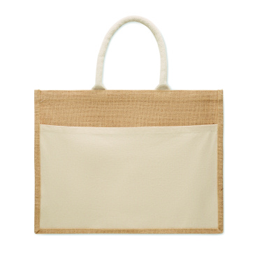 Logo trade promotional item photo of: Jute shopping bag